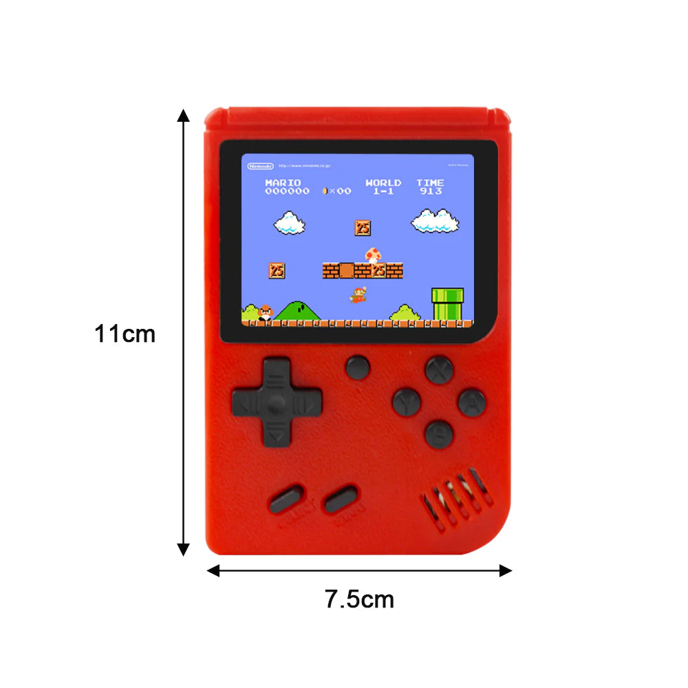 Built-In Retro Games Portable Game Console- USB Charging